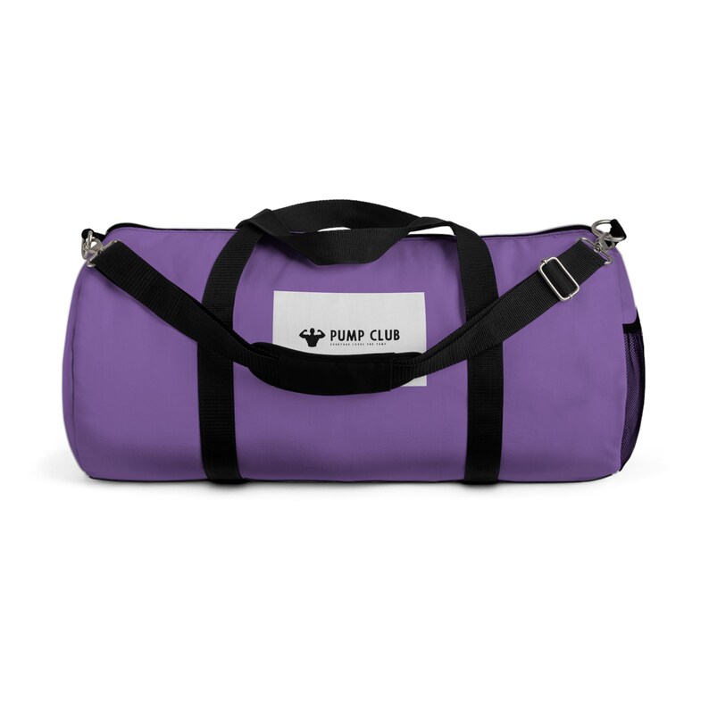 Purple Gym Duffel Bag Etsy