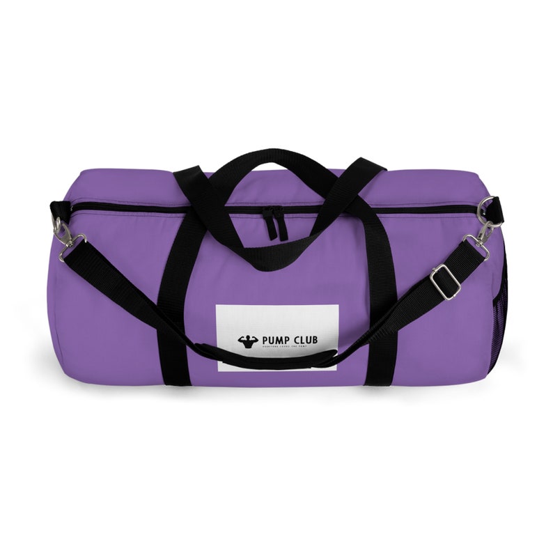 Purple Gym Duffel Bag Etsy