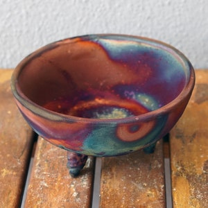 Mizu raku pottery bowl