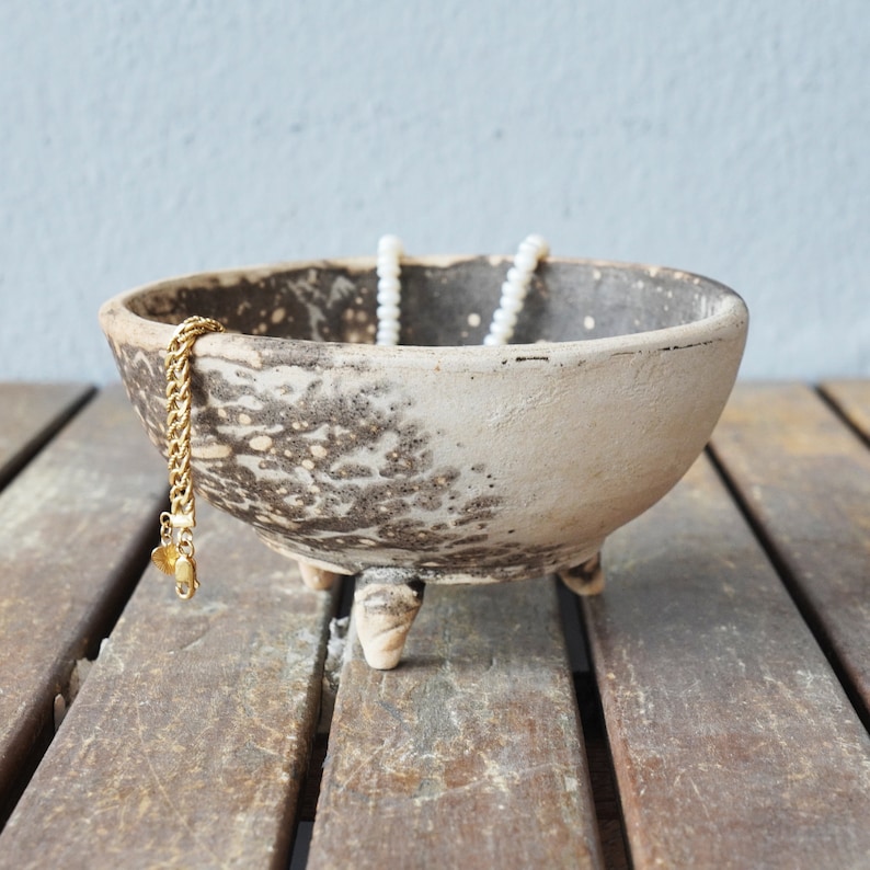 Mizu raku pottery bowl