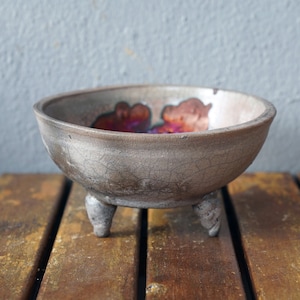 Mizu raku pottery bowl