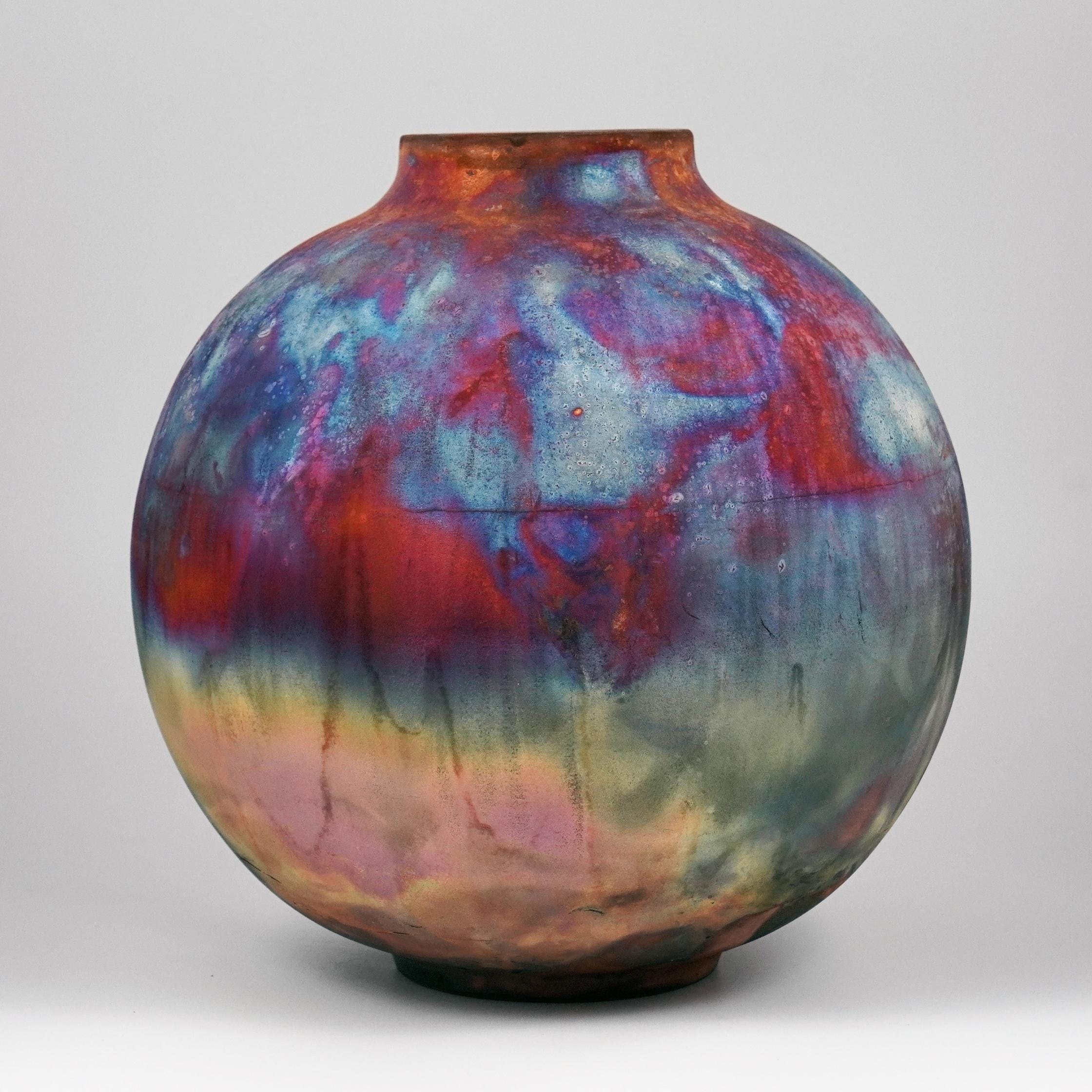 11インチ限定版楽焼地球儀花瓶 - シリアル番号：977 - Etsy 日本