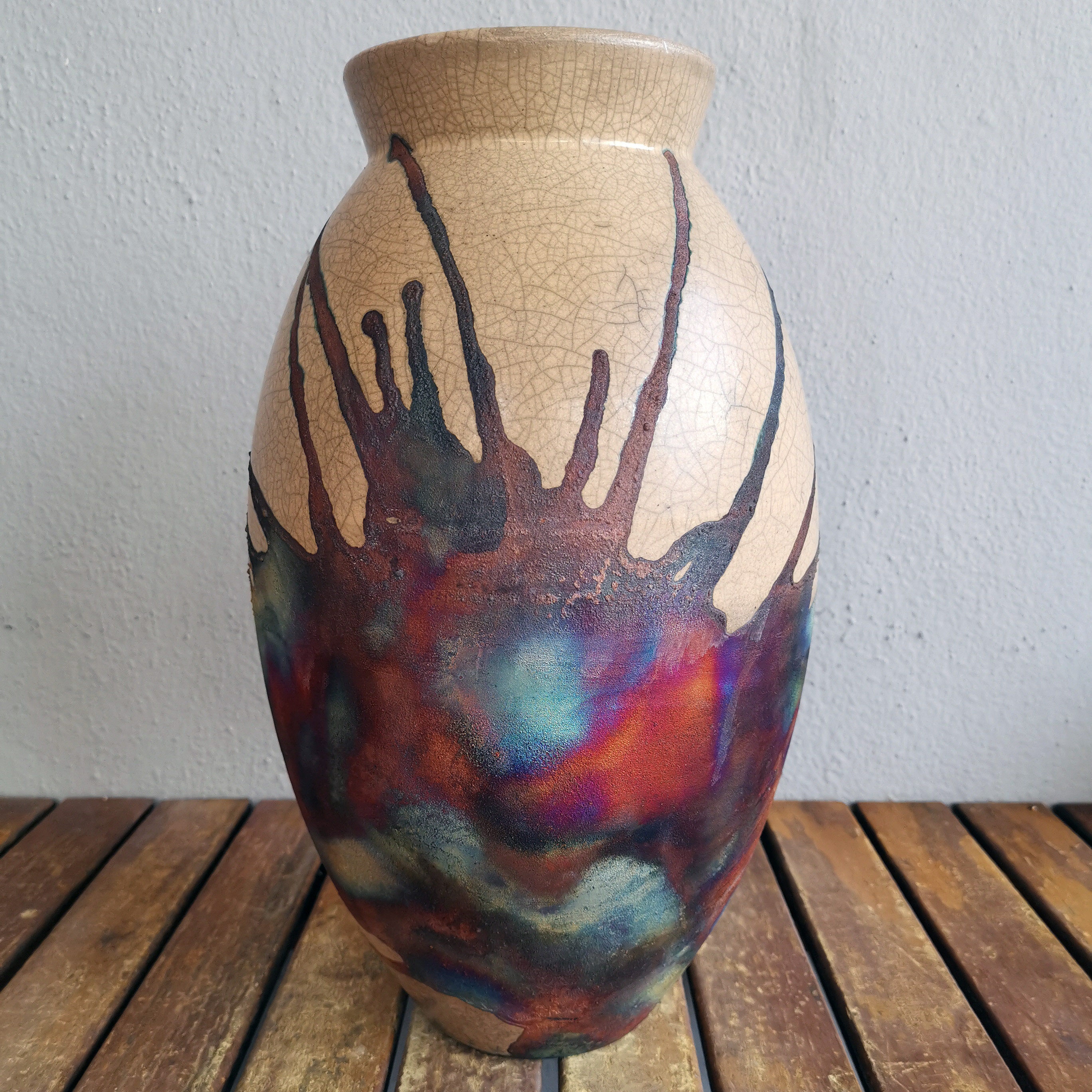 工芸品 Vintage vase from artec Amazon.com: Denique Rustic Ceramic Tall Floor Vase, Vintage