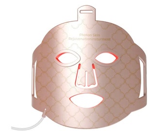 4 in 1 rote LED-Lichttherapie Infrarot Flexible, weiche Maske Silikon 4-Farb-LED-Therapie Anti Aging Fortgeschrittene Photon-Maske | Kostenlose Lieferung