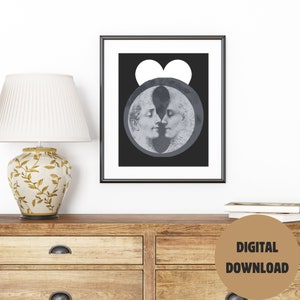 Innamorati Love Art Print: Modern Home Decor (Digital Download)