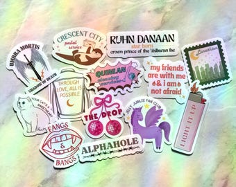 Crescent City Inspired Sticker Pack: Waterproof Stickers