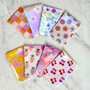 Holographic Magnetic Bookmark – Cute Pastel Bookmarks for Books, Planners, Journals – Handmade Gift for Book Lovers