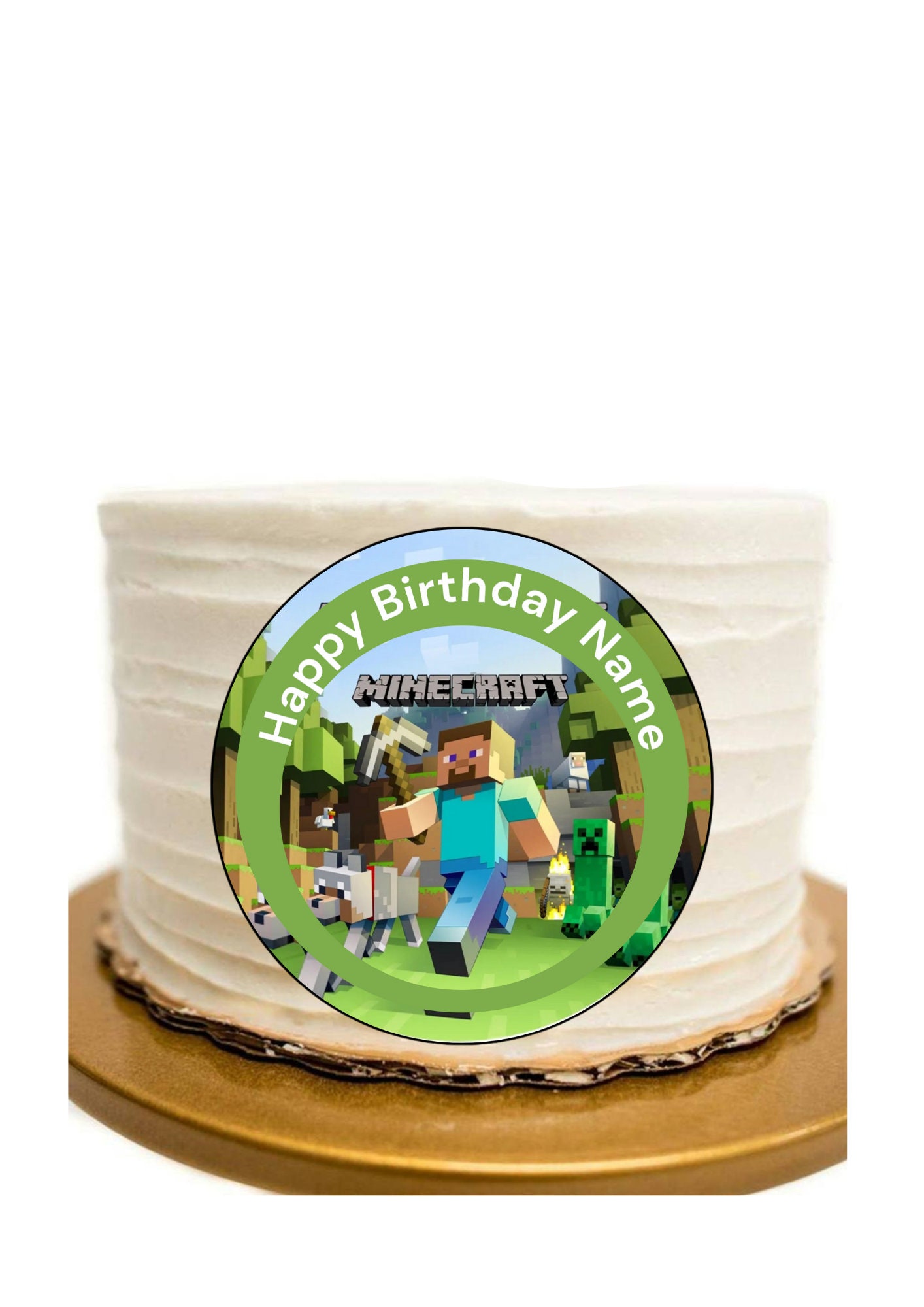 Personalized Photo Cake Topper