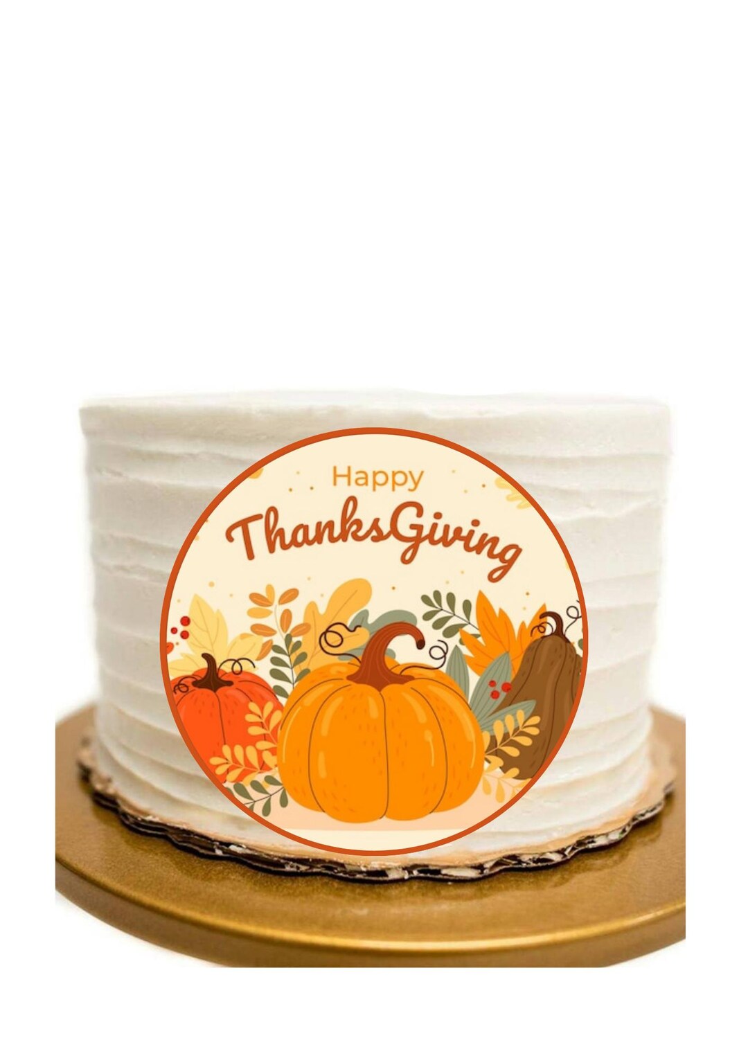 Happy Thanksgiving Cake Topper,cupcakes Toppers, Icing Sheet UNCUT. - Etsy