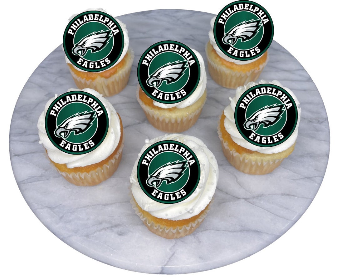 Philadelphia Eagles Edible Topper Image, Cookie Toppers,cupcake Toppers ...