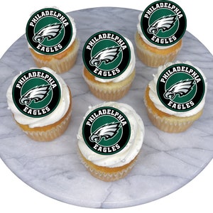 Philadelphia Eagles Edible Topper Image, Cookie Toppers,cupcake Toppers,philadelphia Eagles Gift ...