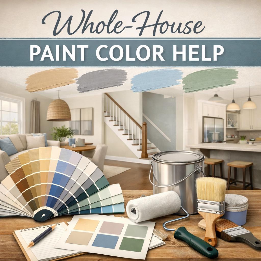 Custom Whole House Color Palette - Interior Design Mood Board (digital ...