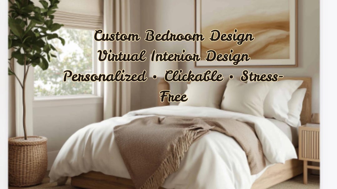 Custom Bedroom Interior Design Package - Etsy