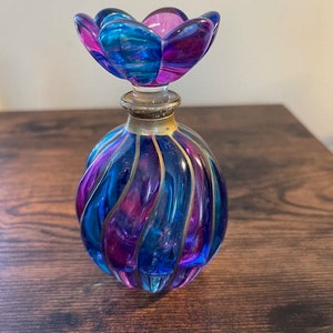 Vintage Hand Painted Perfume Bottle