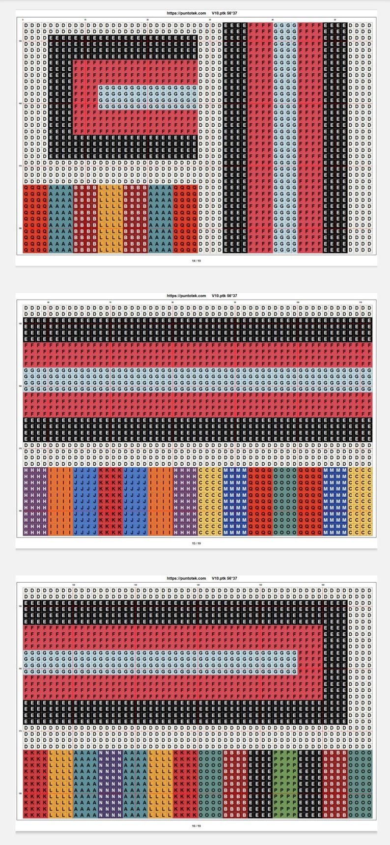 Printable PDF Cross Stitch Pattern. Linear 1 - Etsy