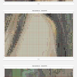 PDF cross stitch pattern. Japanese in profile image 3