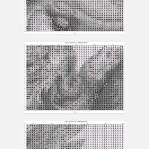 Modèle de point de croix PDF. Petit ange image 3