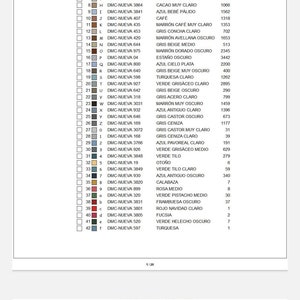 Modèle de point de croix PDF. Cerf de Noël image 2