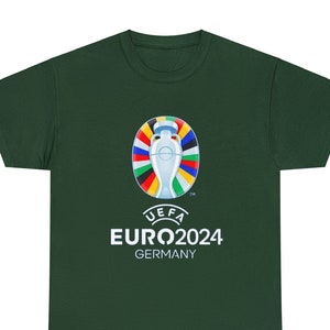 T-Shirt Europa 2024 Eurocup T Shirt Europa Deutschland 2024 Fußballliebhaber Tshirt Fußball European League Fußball Shirt Fußballliebhaber Geschenk Bild 1