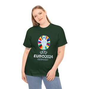 T-Shirt Europa 2024 Eurocup T Shirt Europa Deutschland 2024 Fußballliebhaber Tshirt Fußball European League Fußball Shirt Fußballliebhaber Geschenk Bild 3