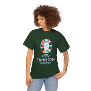 T-Shirt Europa 2024 Eurocup T Shirt Europa Deutschland 2024 Fußballliebhaber Tshirt Fußball European League Fußball Shirt Fußballliebhaber Geschenk Bild 2