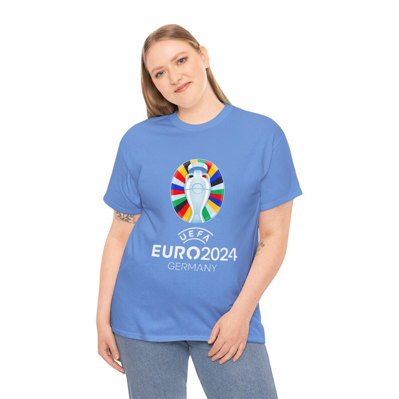 T-Shirt Europa 2024 Eurocup T Shirt Europa Deutschland 2024 Fußballliebhaber Tshirt Fußball European League Fußball Shirt Fußballliebhaber Geschenk Bild 7