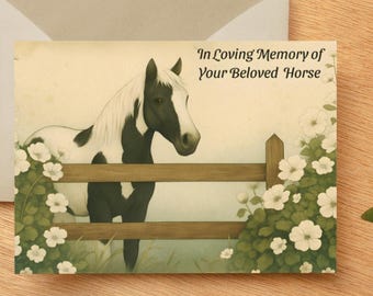 Horse Design  Note Cards