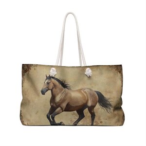 Pferdesport-Einkaufstasche: Strapazierfähige Polyester-Canvas Scheune / Show Carryall Bild 3