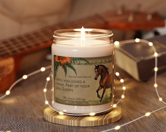 Equestrian Theme Candle