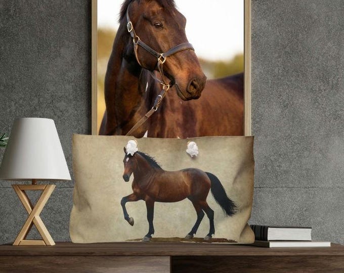 Featured listing image: Your Go-To Horse Tote Bag – Durable Canvas for Horse Lovers Reusable Grocery Bag Equestrian Theme Eco-Friendly Animal Print Handbag