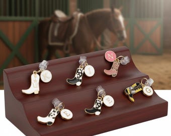 USB-C Dust Plug Charm Cowboy Boot Phone Accessory Charging Port Protection Device Personalized Initial Custom Monogram Western Style Country