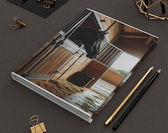 Handcrafted Horse Theme Journal for Equestrian Lovers