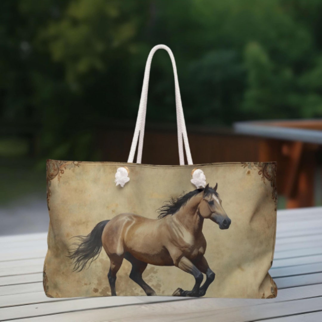 Bolsa de mano para caballos ecuestres: lona de poliéster