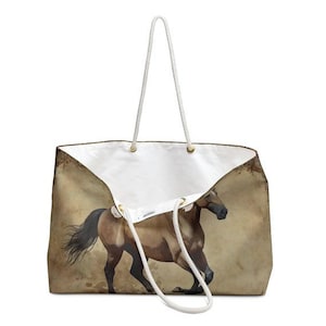 Pferdesport-Einkaufstasche: Strapazierfähige Polyester-Canvas Scheune / Show Carryall Bild 4