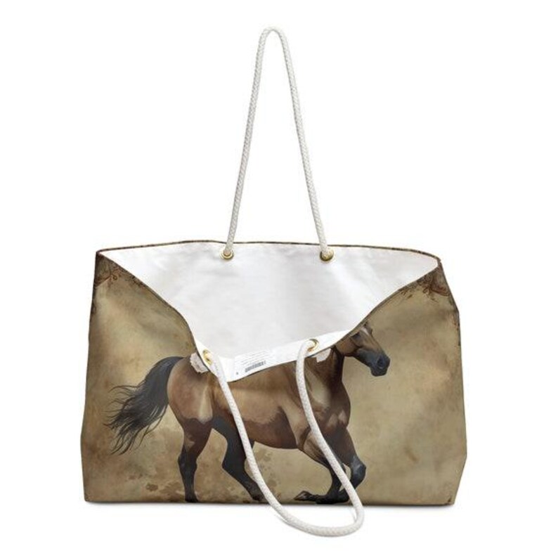 Pferdesport-Einkaufstasche: Strapazierfähige Polyester-Canvas Scheune / Show Carryall Bild 4