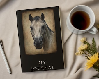 Journal Buckskin Horse Equestrian Writing Notebook Unique Gift for Horse Lovers Creative Minds Equine Themed Sketchbook and Diary Keepsake
