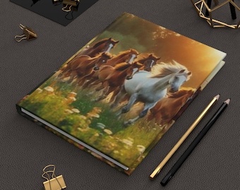 Equestrian Journal Dream Diary Horse Lover Gift Artistic Horse Journal Sketch Book Inspirational notebook Riding Reflection Gift