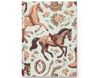 Horse Themed Journal Equestrian Notebook Personalized Horse Gift Horse Lover's Diary Perfect for Writing & Sketching Equine Riding Diary