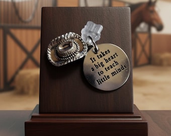 Teacher Dust Plug Kindle USB-C Cover Cowboy Hat Western Charm Decoration