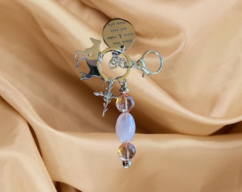 Horse Halter Bridle Charms Silver with Gems Handmade Decorative Charms for Horse Tack Perfect Equestrian Gift for her Equine Loves