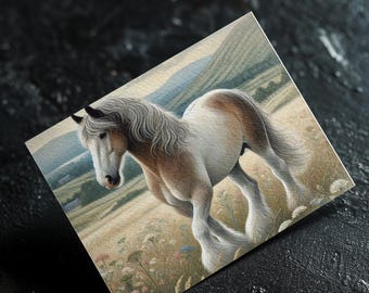 Horse Greeting Cards, Blank Note Cards for Any Occasion, Set of 10 Cards, Stationery, Bulk Thank You Cards, Horse Lover Gifts