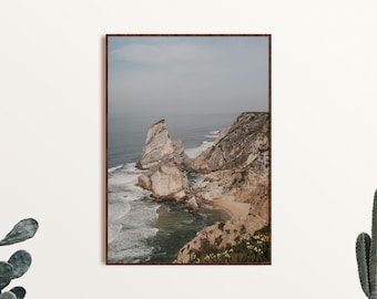 Praia Da Ursa Print: Sintra Portugal Coastal Photo (Digital Download)