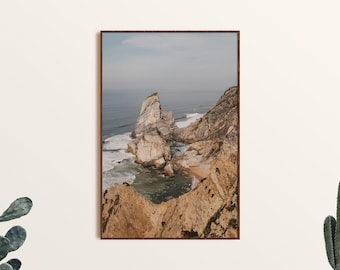 Praia Da Ursa Print: Sintra Portugal Coastal Photo (Digital Download)