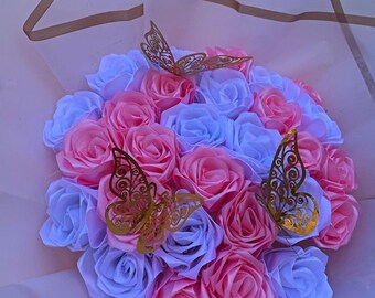 Eternal Flower Ribbons Bouquet