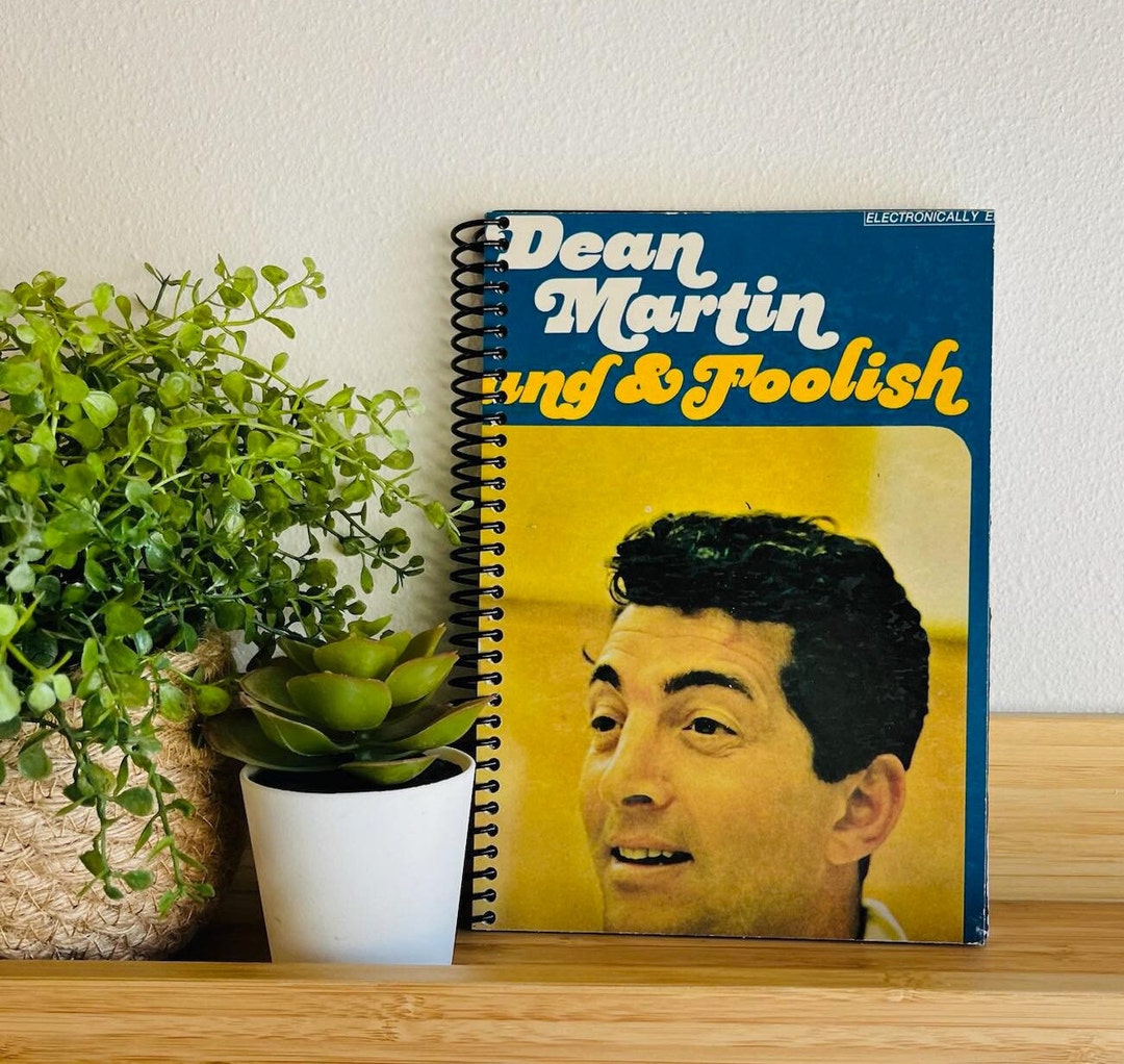 Dean Martin Recycled Vinyl Record Notebook - Etsy