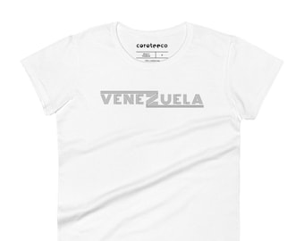 Venezuela in lines | Women's short sleeve t-shirt