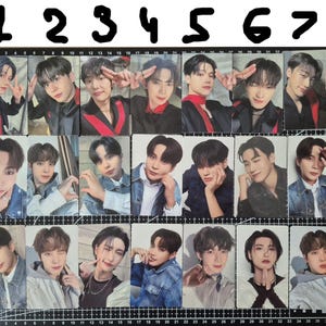 Carte officielle Ateez, vente totale, NOT OKAY, Seonghwa, Hongjoong, Yunho, Yeosang, San, Mingi, Wooyoung, Jongho