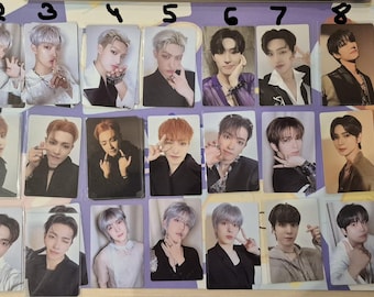 Ateez, photocard oficial de Ateez, tarjetas de álbum, hora dorada, k-pop