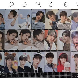 Ateez offizielle Fotokarte, exklusive Karten, Pobs, Ateez Nacific, Seonghwa, Hongjoong, Yunho, Yeosang, San, Mingi, WooYoung, Jongho, Yunho Pob