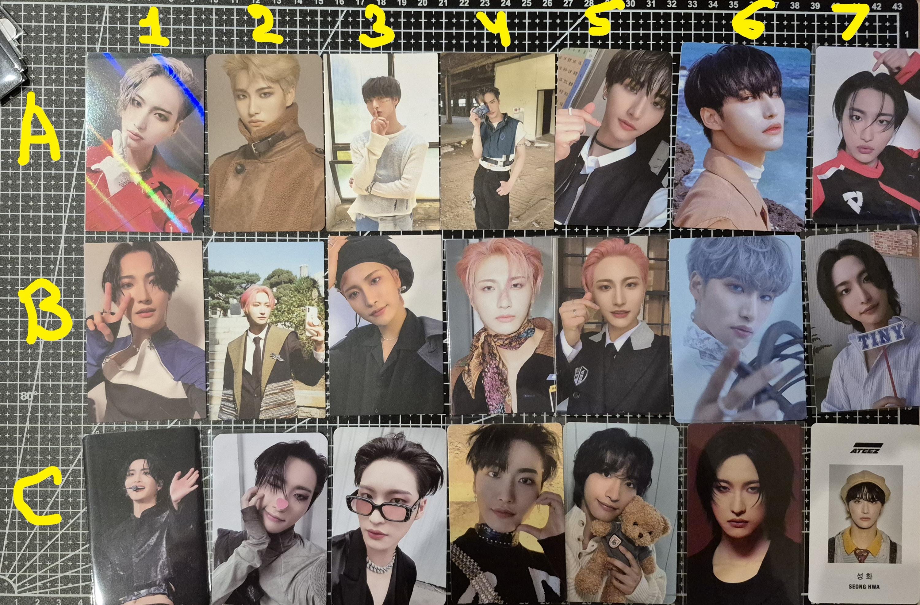 ATEEZ SEONGHWA フォトカード 13枚セット Seonghwa Photocard Official - Etsy